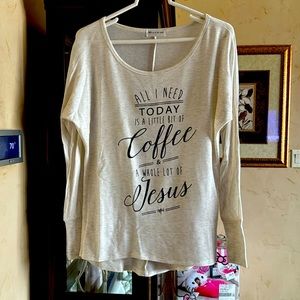 Beige long sleeve shirt from NOTW